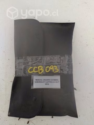 Manual Usuario (CCB093) Chevrolet Captiva 2016