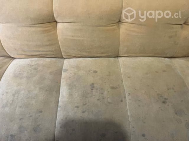 Sofá Sillon cama usado con detalles 3 cuerpos