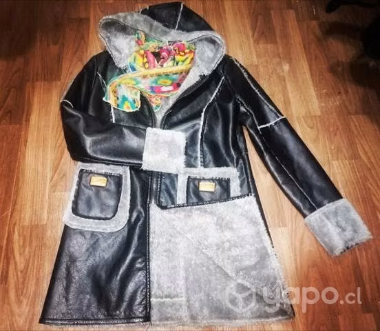 Abrigo forrado en piel, liviano, S, M