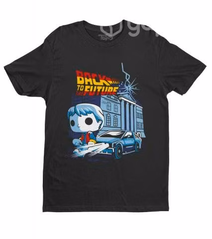 Polera Ters Volver Al Futuro Funko Blue
