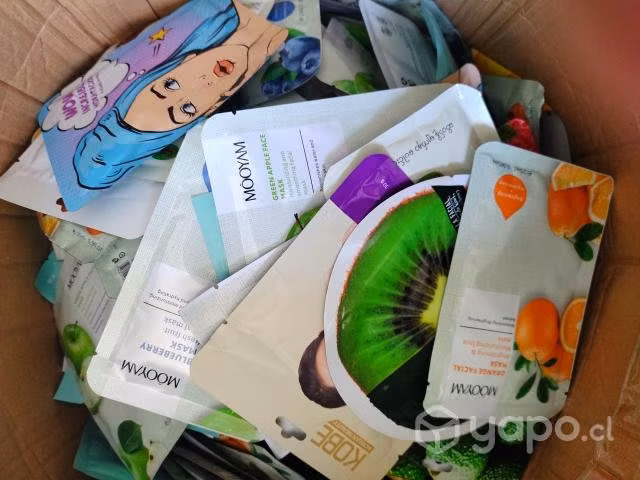 265 mascarillas faciales surtidas