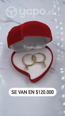 Aros argolla de oro 18 k recibimos abonos 2 meses - Imagen 4
