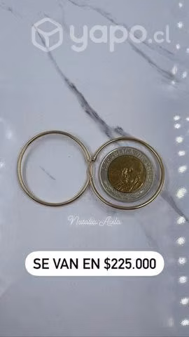 Aros argolla de oro 18 k recibimos abonos 2 meses - Imagen 6