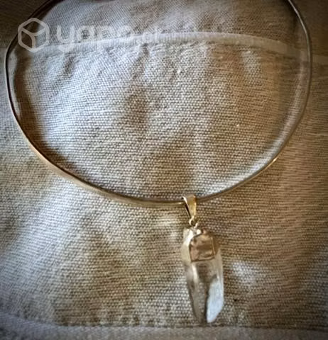 Collar de plata con cuarzo hecho a mano - Imagen 2