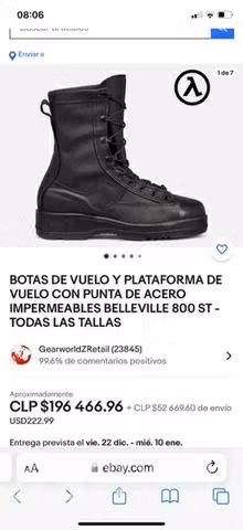 Bota de vuelo - Imagen 5