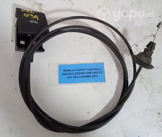 Manilla Capot con Piola Dodge Ram 