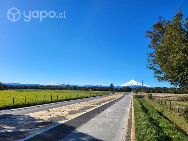 Parcela en Puerto Octay con Agua Luz vista volcán