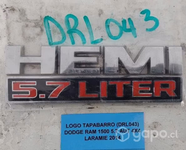 Logo Tapabarro Dodge Ram 1500 5.7 AUT 4x4 2014