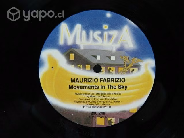 Vinilo Maurizio Fabrizio Movements In The Sky 1978