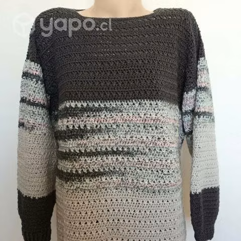 Sweater a crochet mujer