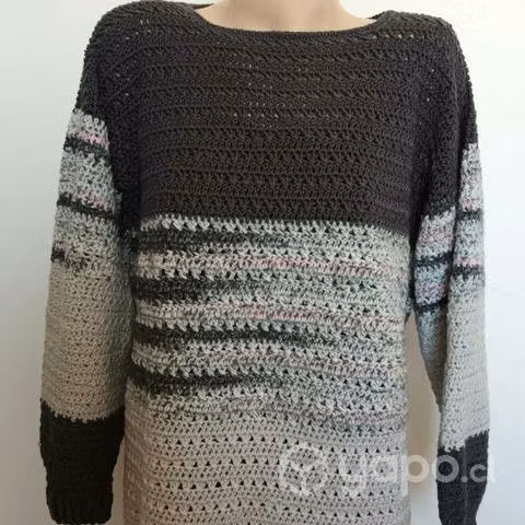 Sweater a crochet mujer