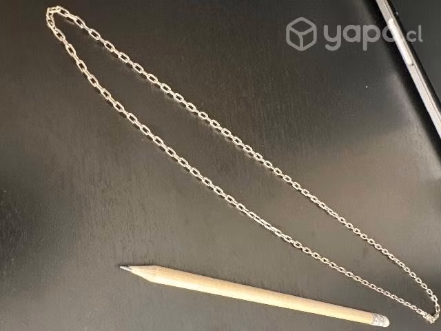 Cadena de plata hombre