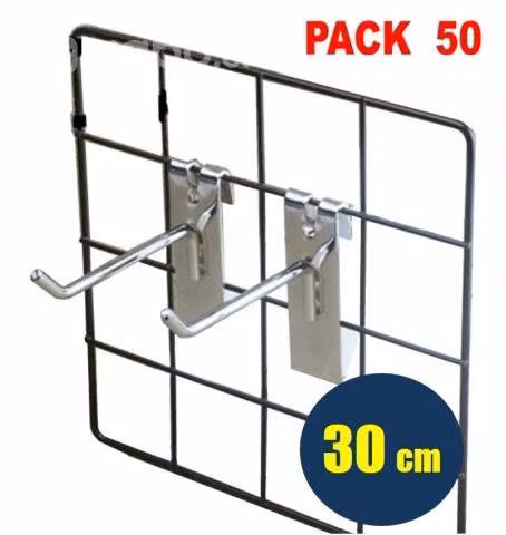 Gancho Malla 30 cm. Set 50 unidades