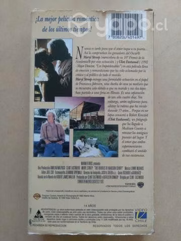 Los puentes de madison vhs