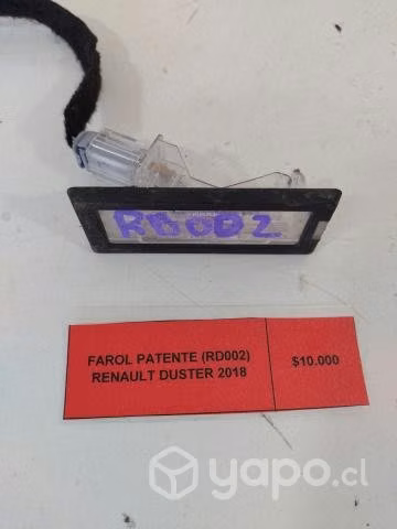 Farol Patente (RD002) Renault Duster 2018