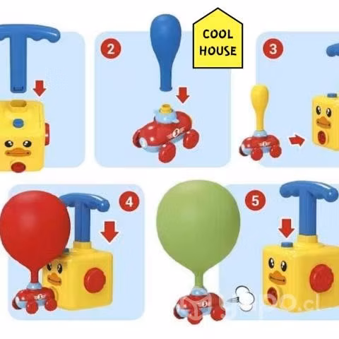 Cool House trae para ti Juguete de patito de globo