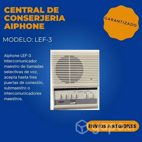 Central de conserjería aiphone modelo: lef-3