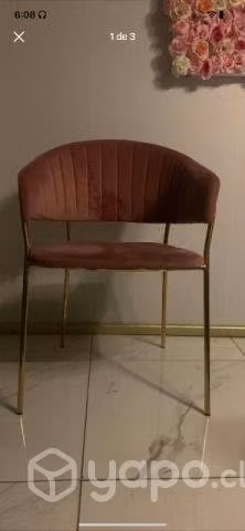 Silla rosada barata - Imagen 2