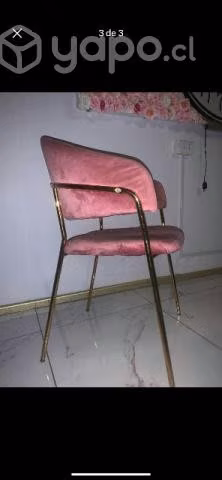 Silla rosada barata - Imagen 3