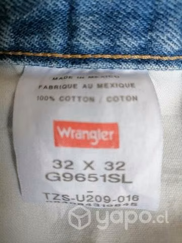 Jeans de hombre, wangler talla 32
