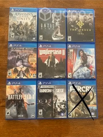 Juegos ps4