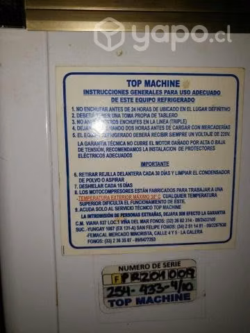 Congeladoras Top Machine - Imagen 5