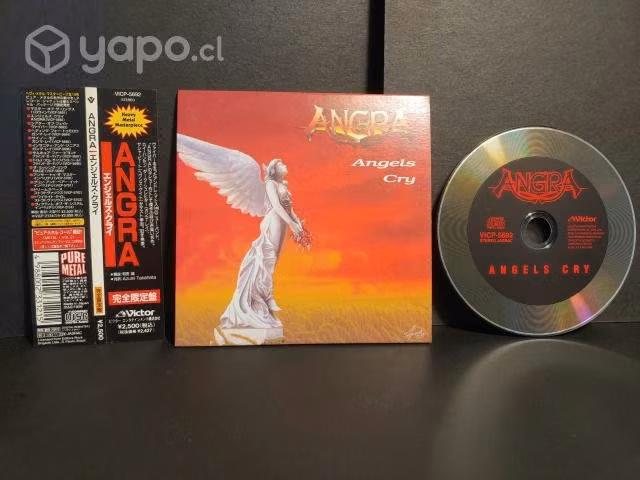 CD JAPON C/OBI ANGRA - ANGELS CRY 2a Ed Japón 1996