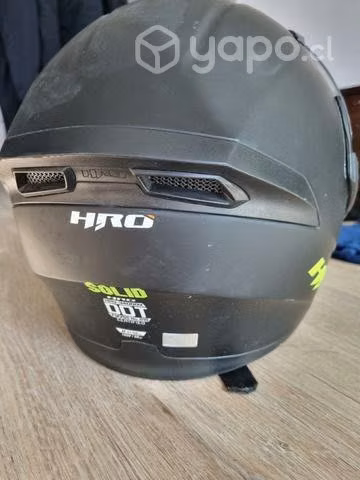 Casco Fibra Talla L y Casco Abatible HRO Talla M