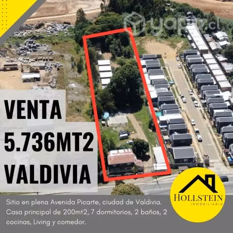 Terreno en plena Avenida Picarte, Valdivia