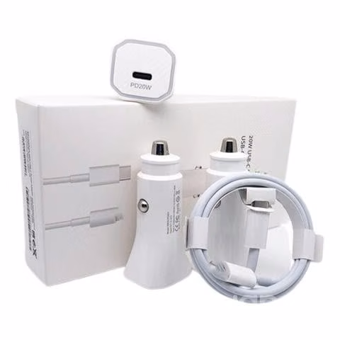 Cargador de Auto 20W Compatible con iPhone - Imagen 2