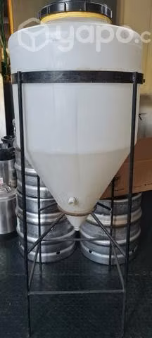 Fermentador conico +Atril 70lts