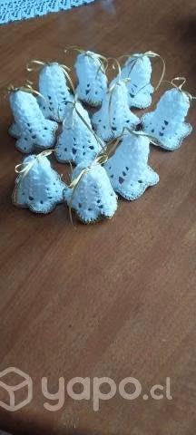 Angelitos.Campanitas.crochet