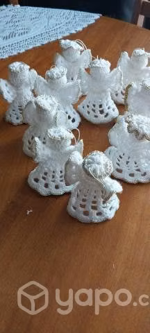 Angelitos.Campanitas.crochet