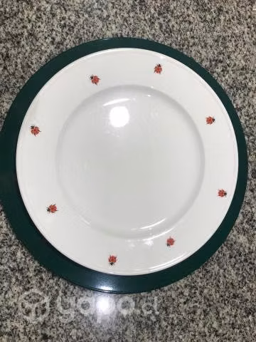 Set de Platos individuales de lata esmaltados (8) - Imagen 4