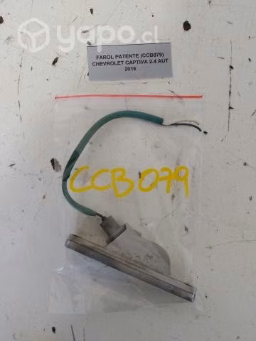 Farol Patente (CCB079) Chevrolet Captiva 2.4 2016