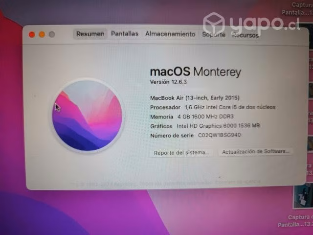 Mac book Air 2015