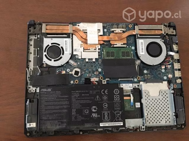Notebook gamer asus FX505D en desarme