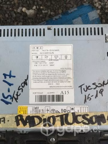 Radio Hyundai Tucson 15-19 - Imagen 3
