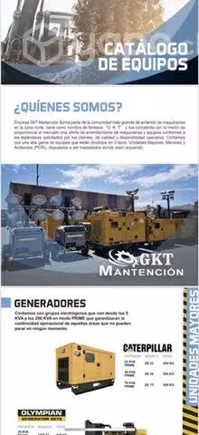 Arriendo de maquinarias