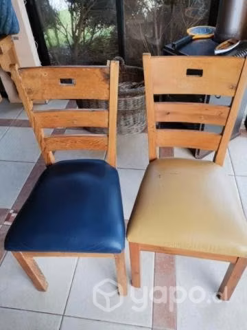 Comedor 12 pers. madera pino Oregón americano