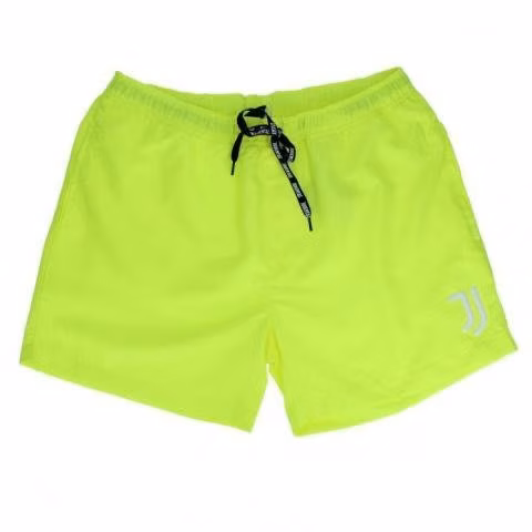 Juventus Hermoso Short Traje Baño Niño Amarillo Fl