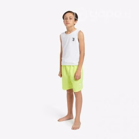 Juventus Hermoso Short Traje Baño Niño Amarillo Fl