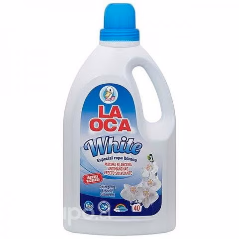 Detergente líquido white para ropa la Oca