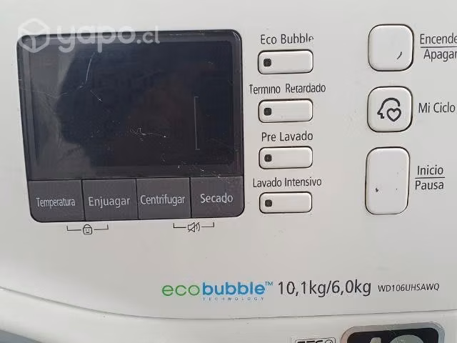 Lavadora Samsung Eco Bubble de 10,1kg + Secadora D