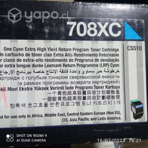 Toner lexmark diversos modelos originales de alta - Imagen 4