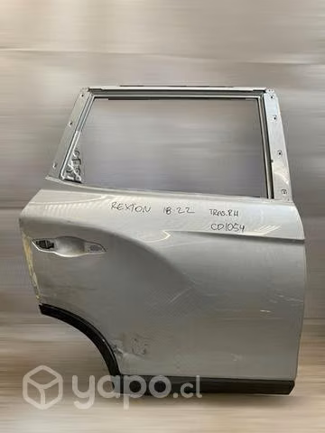 Puerta trasera rh Ssangyong rexton 2018 2022