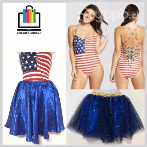 Disfraz de Bailarina Del Capitán America o Patrió