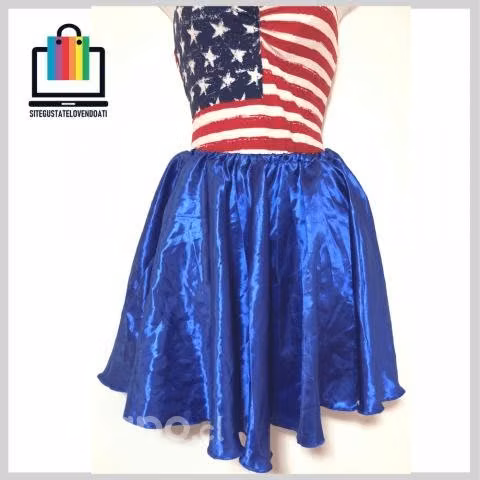 Disfraz de Bailarina Del Capitán America o Patrió