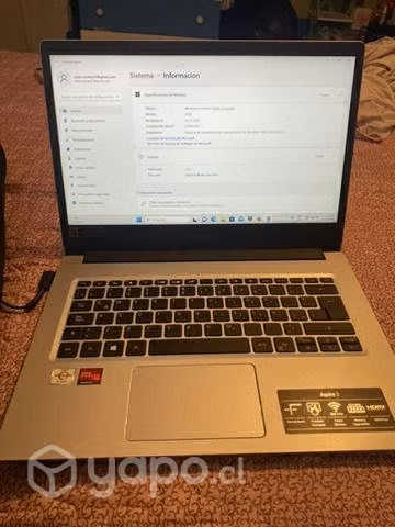 Notebook acer aspire 3