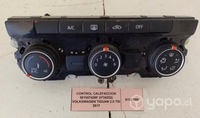 Control Calefaccion (VTA032) Volkswagen Tiguan TSI